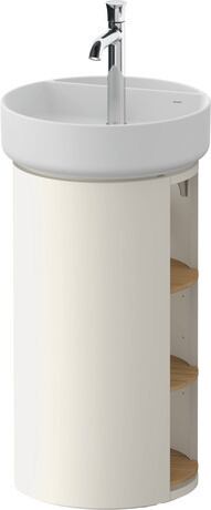 Vanity unit floorstanding, WT42440H5390000 Nordic white Satin Matt, Lacquer