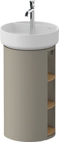 Vanity unit floorstanding, WT42440H5920000 Stone grey Satin Matt, Lacquer