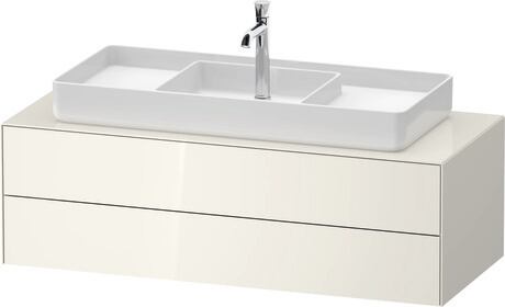 Console vanity unit wall-mounted, WT4987MH4H40000 Nordic white High Gloss, Lacquer