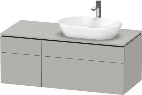 Console vanity unit wall-mounted, LC4874007070000 Concrete grey Matt, Decor