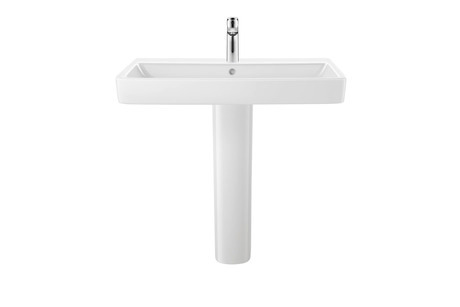 Washbasin, 23758000002 White High Gloss, Number of washing areas: 1 Middle, Number of faucet holes per wash area: 1 Middle, Overflow: Yes