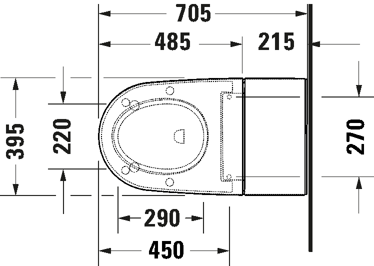 Integrated shower toilet, 622000