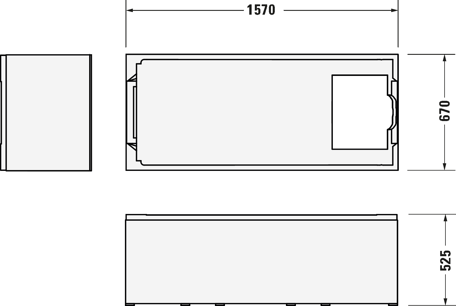 Bathtub support, 792440