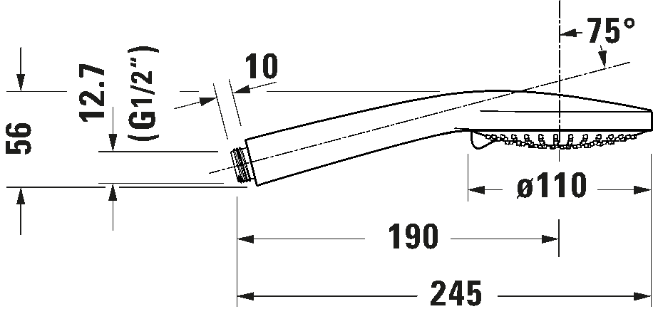 Hand shower 3jet, UV0650016