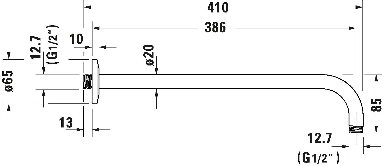 Shower arms, UV0670028