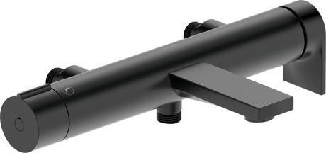 Einhebel-Wannenmischer Aufputz, TU5230000S46 Schwarz Matt, Anschlussart: Anschluss gerade, 1/2