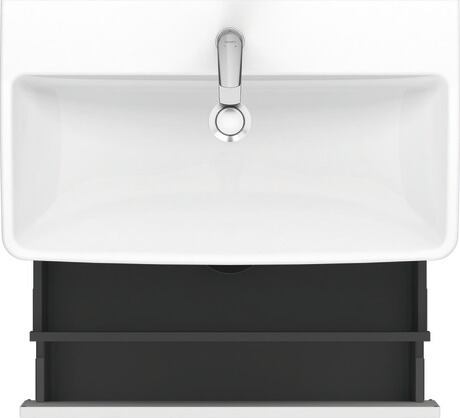 Vanity unit wall-mounted, N14383018180000 Front: White Matt, film, Corpus: White Matt, Decor