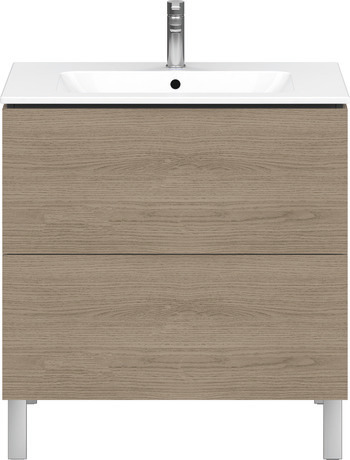 Vanity unit floorstanding, LC662603535 Oak terra Matt, Decor