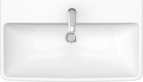 Washbasin, 23758000002 White High Gloss, Number of washing areas: 1 Middle, Number of faucet holes per wash area: 1 Middle, Overflow: Yes