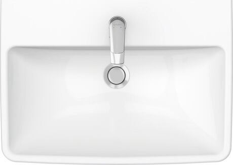 Washbasin, 23756500002 White High Gloss, Number of washing areas: 1 Middle, Number of faucet holes per wash area: 1 Middle, Overflow: Yes