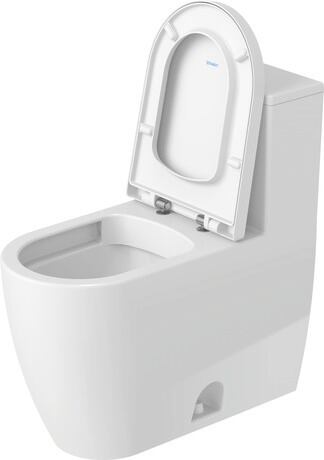 One-piece toilet, 2185010002 White High Gloss, Single Flush, Flush water quantity: 4,8 l, Flush operation position: Left