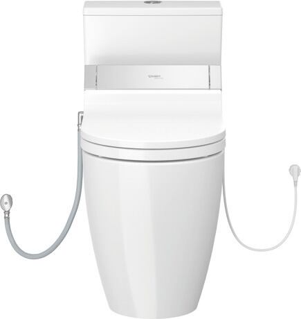 One-piece toilet, 2173010001 White High Gloss, Dual Flush, Flush water quantity: 5/3,5 l, Flush operation position: Top