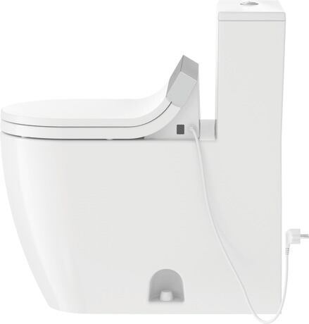 One-piece toilet, 2173010001 White High Gloss, Dual Flush, Flush water quantity: 5/3,5 l, Flush operation position: Top