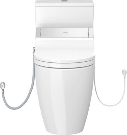 One-piece toilet, 2173010085 White High Gloss, Single Flush, Flush water quantity: 4,8 l, Flush operation position: Top