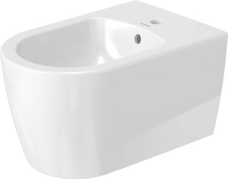 Wall-mounted bidet, 2288150000 White High Gloss, Number of faucet holes per wash area: 1