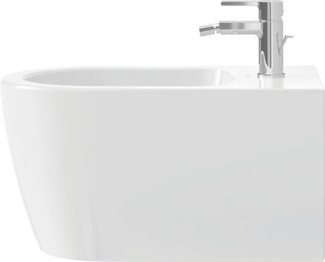 Wall-mounted bidet, 2288150000 White High Gloss, Number of faucet holes per wash area: 1