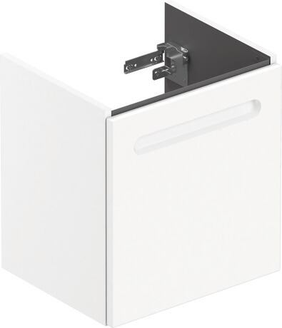 Vanity unit wall-mounted, N14267R18180000 Front: White Matt, film, Corpus: White Matt, Decor