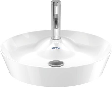 Washbowl, 2328480000 White High Gloss, Number of washing areas: 1 Middle, Number of faucet holes per wash area: 1 Middle, Back side glazed: No