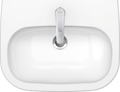 Washbasin, 23106000002 White High Gloss, Number of washing areas: 1 Middle, Number of faucet holes per wash area: 1 Middle, Back side glazed: No