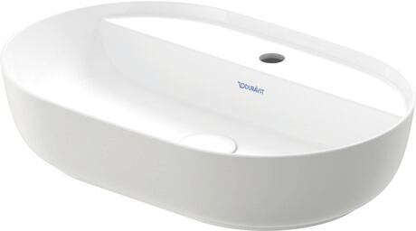 Washbowl, 0380602600 Interior colour White High Gloss, Exterior colour White Satin Matt, Number of washing areas: 1 Middle, Number of faucet holes per wash area: 1 Middle, Back side glazed: No