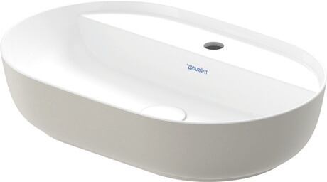 Washbowl, 0380602300 Interior colour White High Gloss, Exterior colour Grey Satin Matt, Number of washing areas: 1 Middle, Number of faucet holes per wash area: 1 Middle, Back side glazed: No