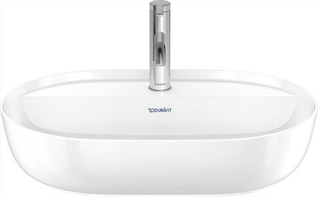 Washbowl, 0380600000 White High Gloss, Number of washing areas: 1 Middle, Number of faucet holes per wash area: 1 Middle, Back side glazed: No