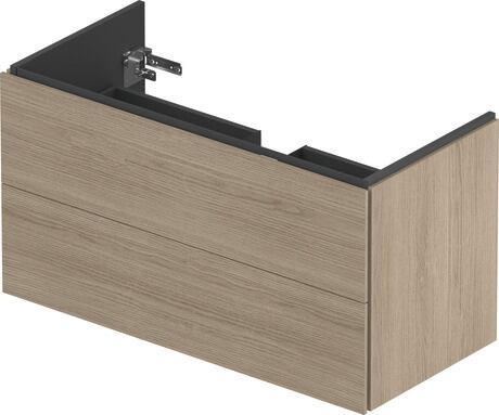 Vanity unit wall-mounted, LC624203535 Oak terra Matt, Decor