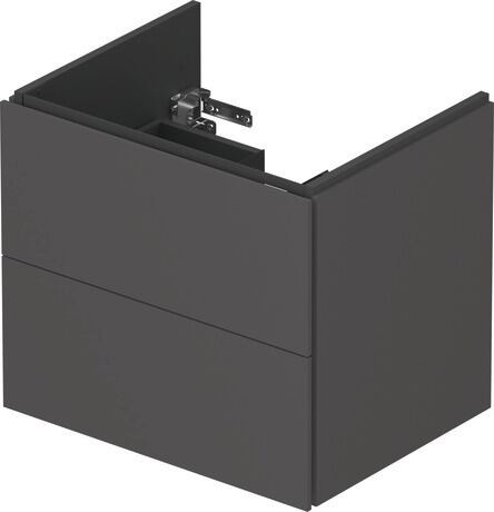 Vanity unit wall-mounted, LC624004949 Graphite Matt, Decor