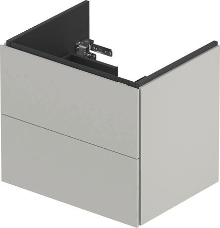 Vanity unit wall-mounted, LC624000707 Concrete grey Matt, Decor