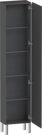 Tall cabinet, LC1170R4949 Hinge position: Right, Graphite Matt, Decor