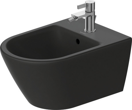 Bidet suspendu, 2294151300 Anthracite mat, Nombre de trous de robinetterie par espace de toilette: 1