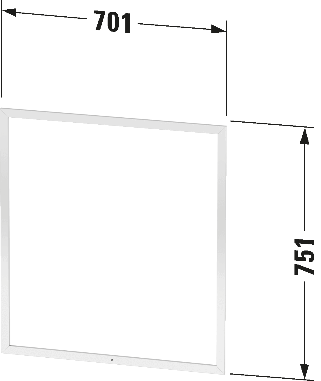 Installation frame, LC9685