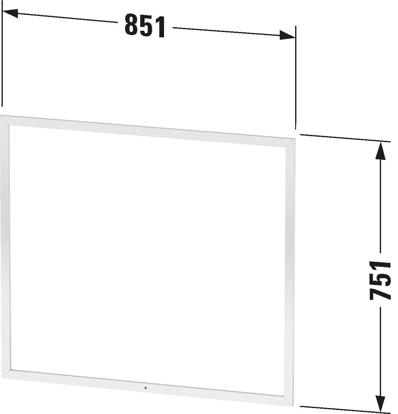 Installation frame, LC9686