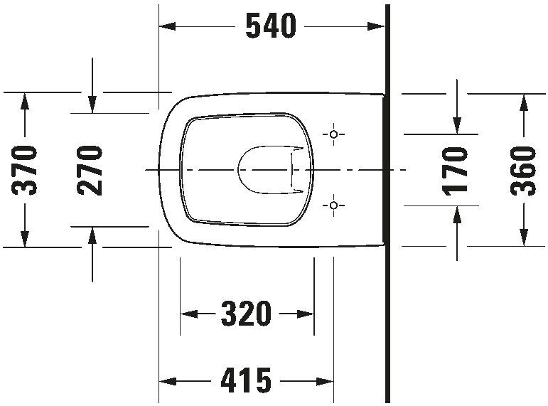 Toilet wall-mounted with undershower system, 255239
