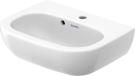 Hand basin, 07054500002 White High Gloss, Rectangular, Number of washing areas: 1 Middle, Number of faucet holes per wash area: 1 Middle, Back side glazed: No