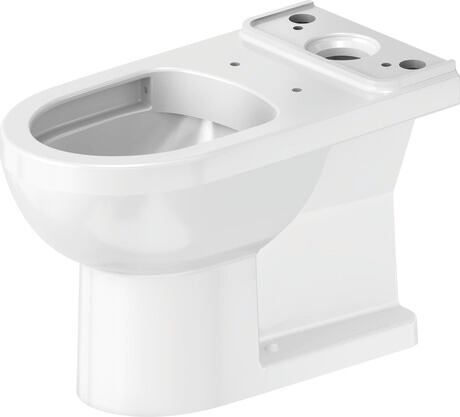 Two-piece toilet, 2188010085 White High Gloss, Flush water quantity: 4,8 l