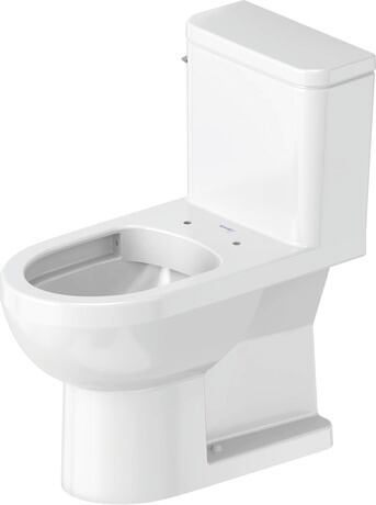 One-piece toilet, 2195010002 White High Gloss, Single Flush, Flush operation position: Left