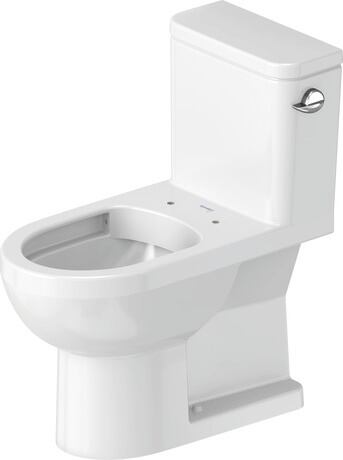 One-piece toilet, 2195010082 White High Gloss, Single Flush, Flush operation position: Right