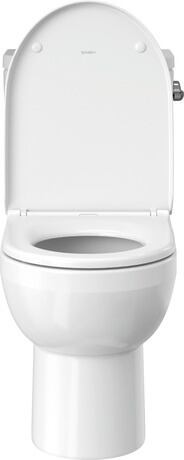 Two Piece Toilet, D4060500 Set items: Toilet Tank, Toilet Bowl, Article No.: 09415000U4, 2188010085, White High Gloss, elongated, Siphonic, Flushing rim: Rimless, Trip lever placement: Right, Outlet: Rimless, Flush water quantity: 1.28 gal, Single Flush, Water connection position: Bottom left, WaterSense: Yes, cUPC listed: Yes, cC/IAPMO®: No