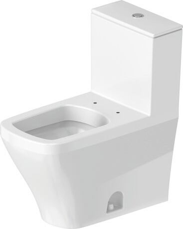 One-piece toilet, 2157010083 White High Gloss, Dual Flush, Flush water quantity: 5/3,5 l, Flush operation position: Top