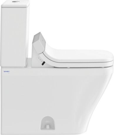 Two piece toilet for shower toilet seat, 2160510000 White High Gloss, Flush water quantity: 5/3,5 l