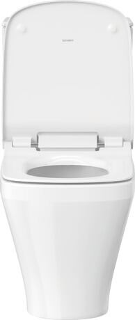 Two piece toilet for shower toilet seat, 2160510085 White High Gloss, Flush water quantity: 4,8 l