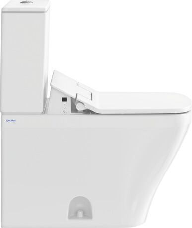 Two piece toilet for shower toilet seat, 2160510085 White High Gloss, Flush water quantity: 4,8 l