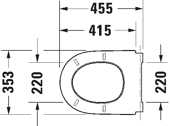 Toilet seat, 002689