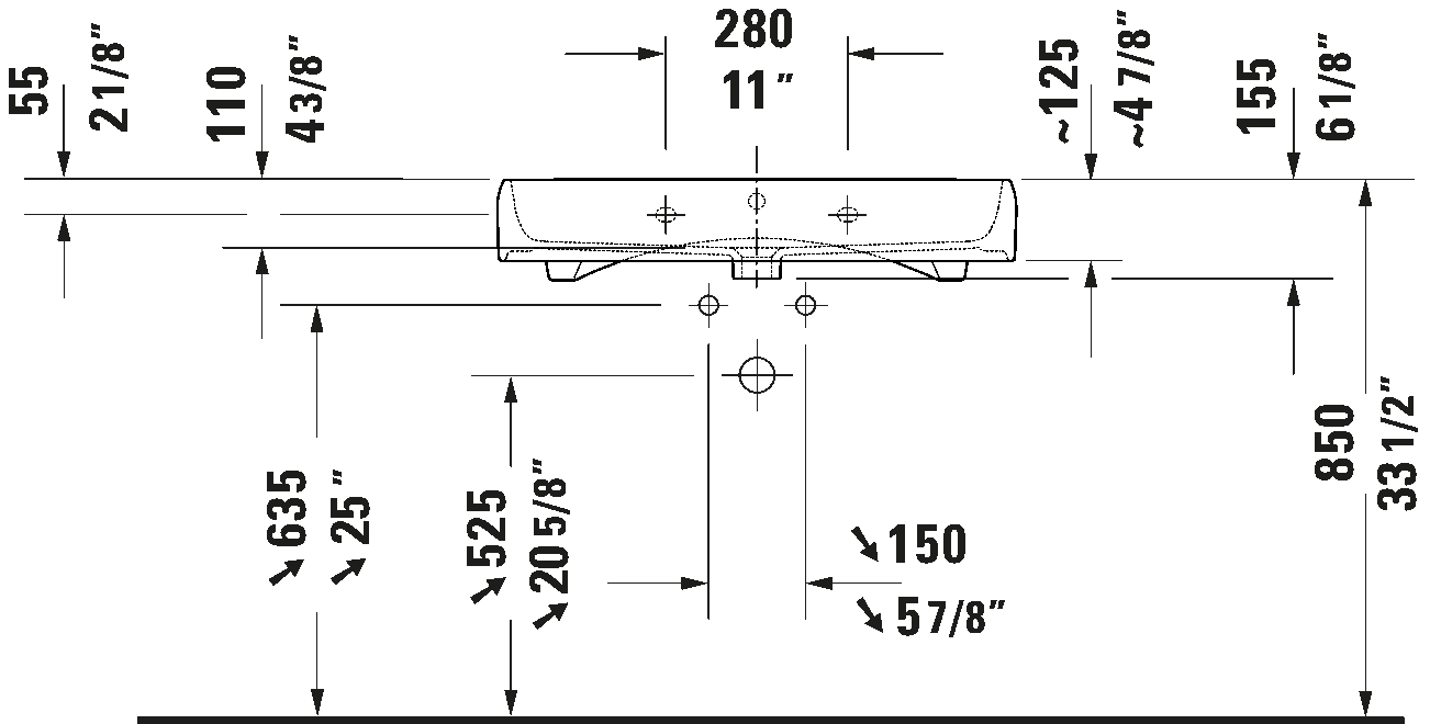 Wall Mounted Sink, 238280