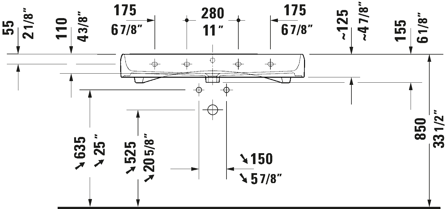 Wall Mounted Sink, 238210