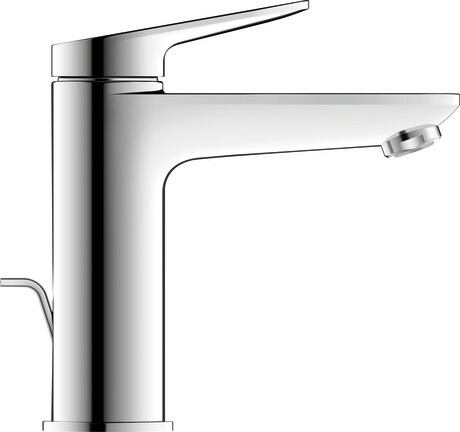 Single lever basin mixer M MinusFlow, WA1022001010 Chrome, Flow rate (3 bar): 3 l/min, with pop-up waste set, Noise class: I