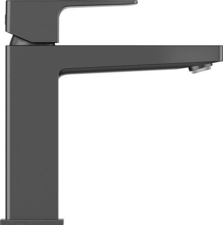 Single lever basin mixer M, MH1020002046 Black Matt, Height: 170 mm, Spout reach: 129 mm, Dimension of connection hose: 3/8