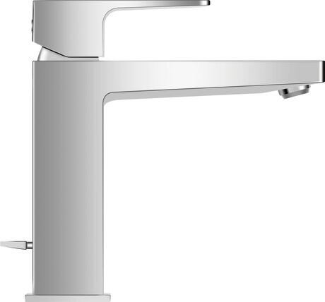 Single lever basin mixer M MinusFlow, MH1022001010 Chrome, Flow rate (3 bar): 3,5 l/min, with pop-up waste set, Noise class: I