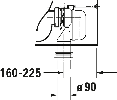 Toilet close-coupled, 219709